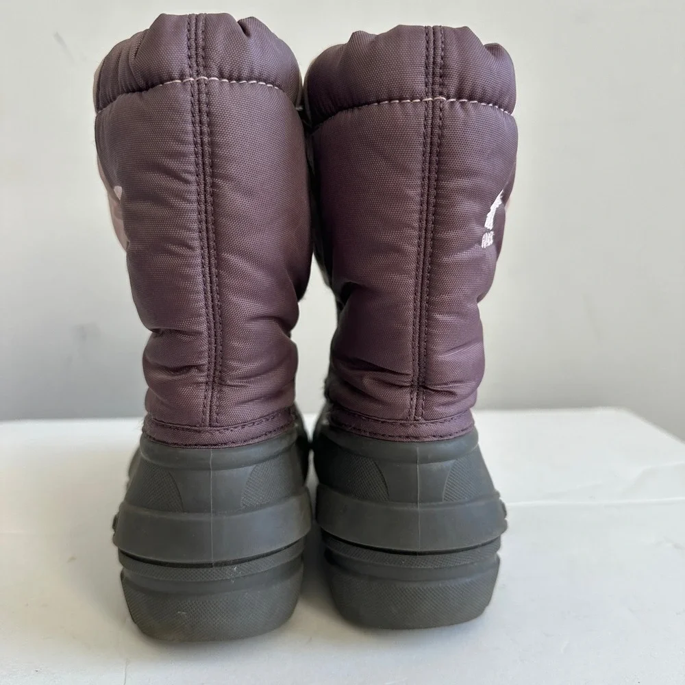 Sorel Kids Club Winter Snow Boots Purple Pink Waterproof  NC1799-635 Size 12